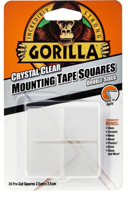 Monteringstejprutor 2,5 x 2,5 cm 24-pack Gorilla 
